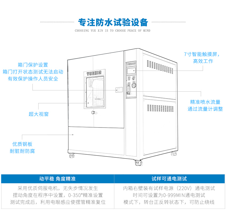 IPX34淋雨試驗設備